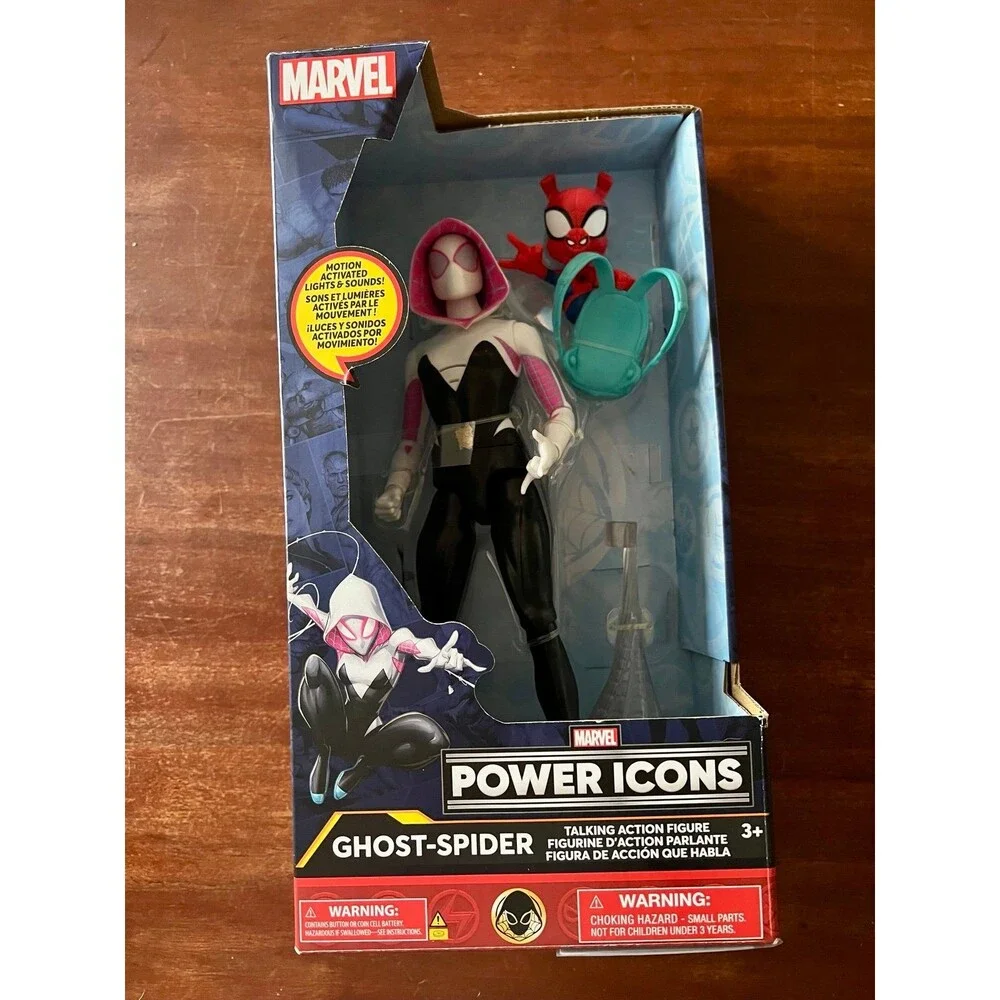 Marvel Legends power icon, ghost spider new in box